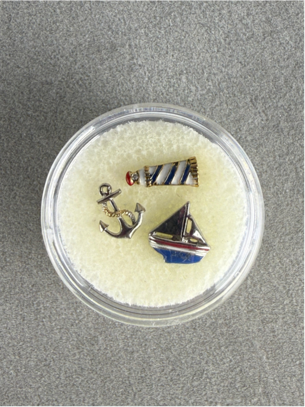 Origami Owl Nautical Charm Set One Size Silver Blue